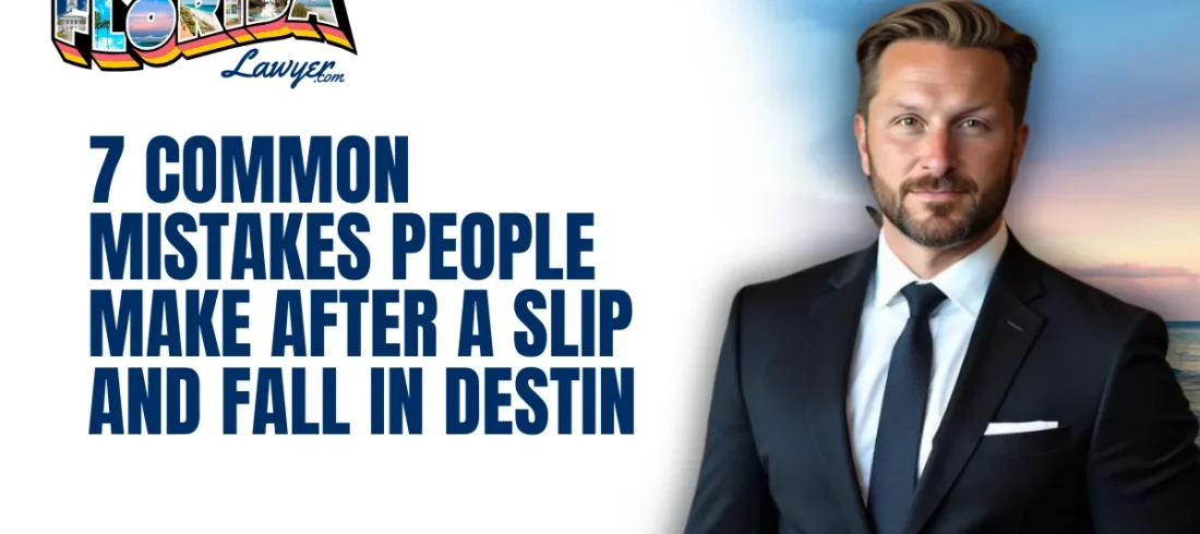 When facing the aftermath of a slip and fall accident, the actions you take—or fail to take—can dramatically impact the success of your injury claim. At West Florida Lawyer, our Destin slip and fall lawyer team is dedicated to helping injury victims avoid costly mistakes. Knowing the most common errors can protect your rights and maximize your compensation.