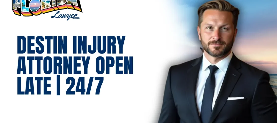 When accidents strike unexpectedly, having access to a Destin injury attorney open late can be critical to protecting your rights and securing the compensation you deserve. At West Florida Lawyer, we recognize that injuries and legal emergencies don’t adhere to regular business hours. That is why we offer 24/7 availability, providing comprehensive, aggressive, and compassionate legal support whenever you need it most. Whether it’s the middle of the night or a holiday, our dedicated attorneys stand ready to guide you through the aftermath of your injury.