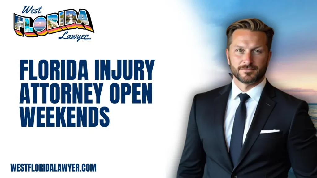 When accidents strike, they rarely happen at convenient times. At West Florida Lawyer, we understand that your need for legal help doesn’t disappear on Fridays. That’s why we proudly offer services as a Florida injury attorney open weekends, providing victims with access to expert legal counsel when they need it most—including Saturdays and Sundays.