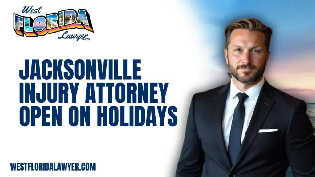 When accidents happen, they don’t wait for business hours or holidays. If you’re searching for a Jacksonville injury attorney open on holidays, West Florida Lawyer is ready to assist you. Our commitment ensures that no matter the day, you get prompt, professional legal support.