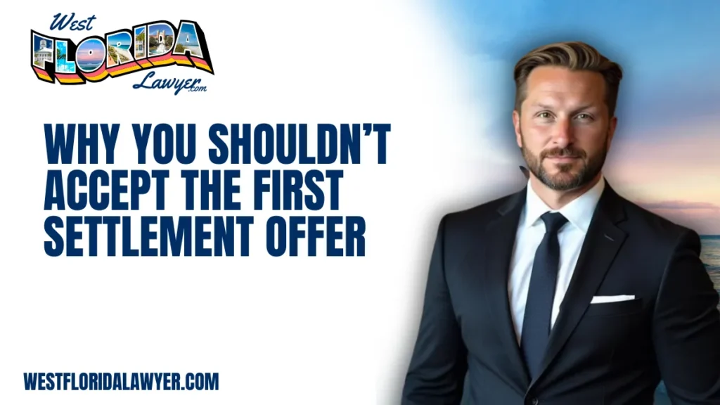 When you’ve been injured due to someone else’s negligence, the process of seeking compensation can feel overwhelming. Medical bills, lost wages, and the stress of dealing with an insurance company can make you feel pressured to accept the first settlement offer you receive. However, it’s crucial to resist the urge to settle too quickly. At West Florida Lawyer, we help our clients navigate the complexities of personal injury settlement negotiation, ensuring they don’t settle for less than they deserve. Here’s why accepting the first offer may not be in your best interest and how you can protect your future by negotiating a fair settlement.